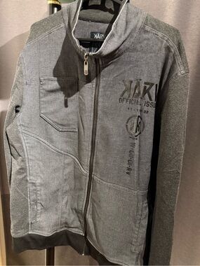 NARVI Men's Charcoal Lightweight Zip Shirt Jacket